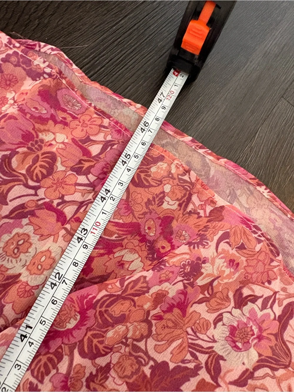 Petal & Pup Floral Pink Tie-Strap Midi Dress Small